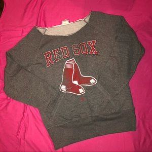 Boston Red Sox Scoop Neck Sweatshirt